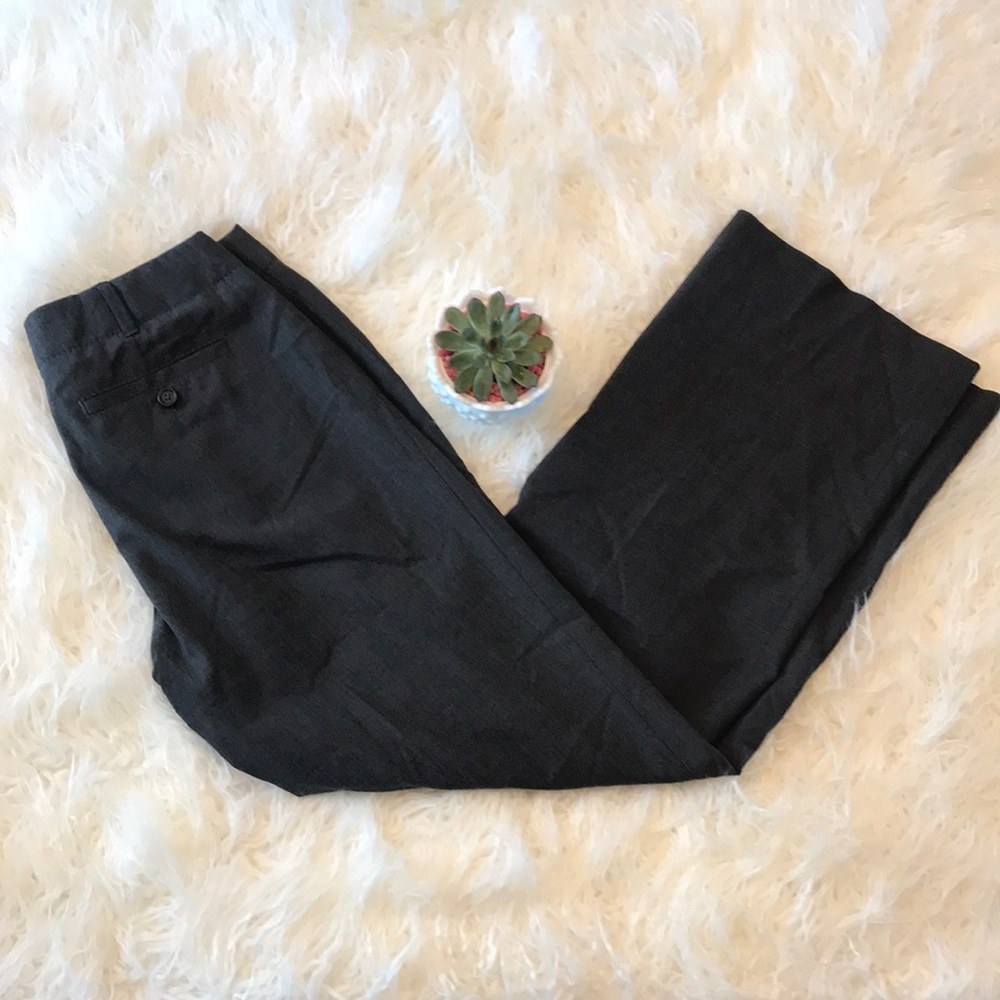4/$25 BANANA REPUBLIC‎ CHARCOAL GRAY CONTOURED FIT - Picture 2 of 6